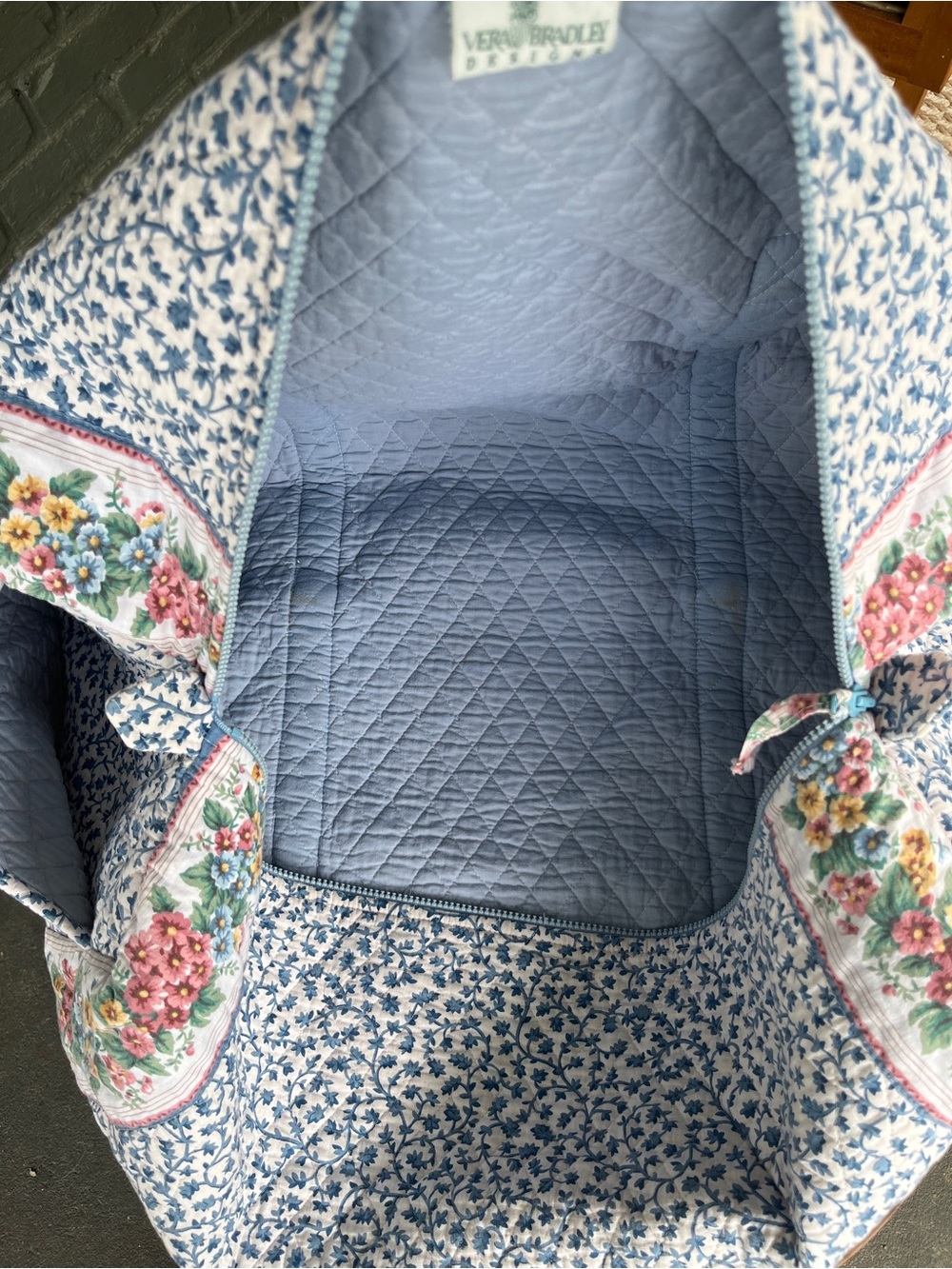 Vera Bradley Delft XL Duffel Bag - Picture 7 of 7